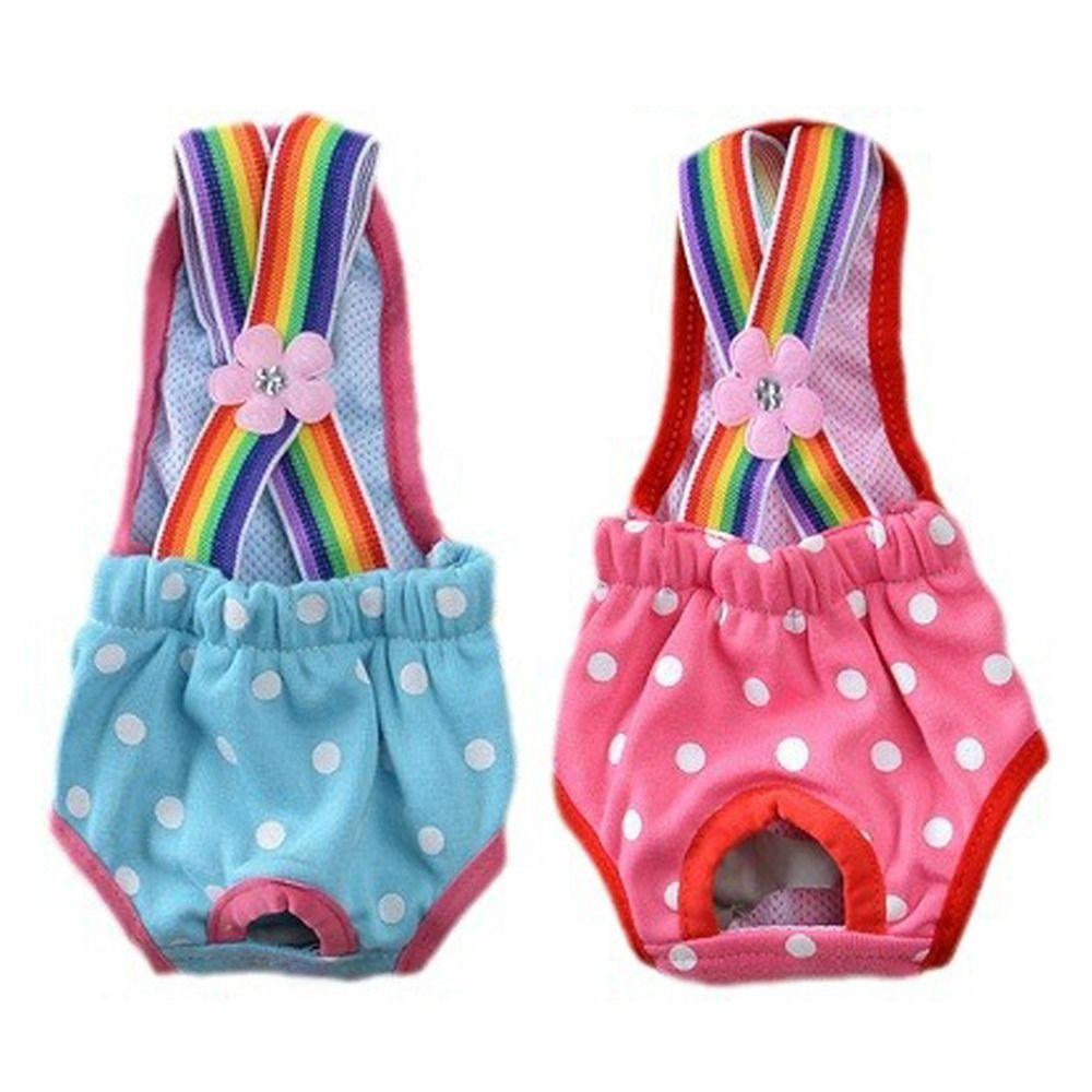 XS~XL Dog Physiological Pants Polyester Dog Menstrual Pants Breathable Puppy Underwear Briefs Dog