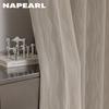 1 шт. NAPEARL Элегантная однотонная светонепроницаемая штора Двусторонняя жаккардовая из шенилла Толстые шторы для спальни, гостиной, балкона, окна для домашнего декора
