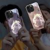LED Phone Case – Auto Flashing for Calls & Music, Tempered Glass Protection