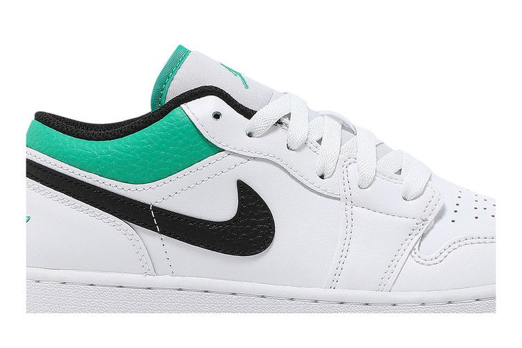 Air Jordan 1 Low GS 'White Lucky Green'