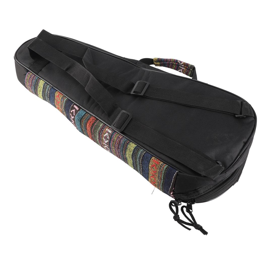 21-дюймовый чехол для укулеле, тканый хлопок, рюкзак для укулеле с регулируемым плечевым ремнем