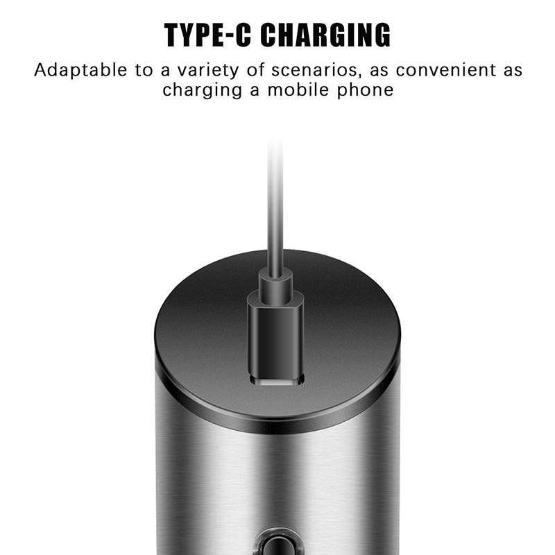 Automatic Electric Salt and Pepper Grinder USB Rechargeable Adjustable Coarseness Mill Perfect for Cooking Gift