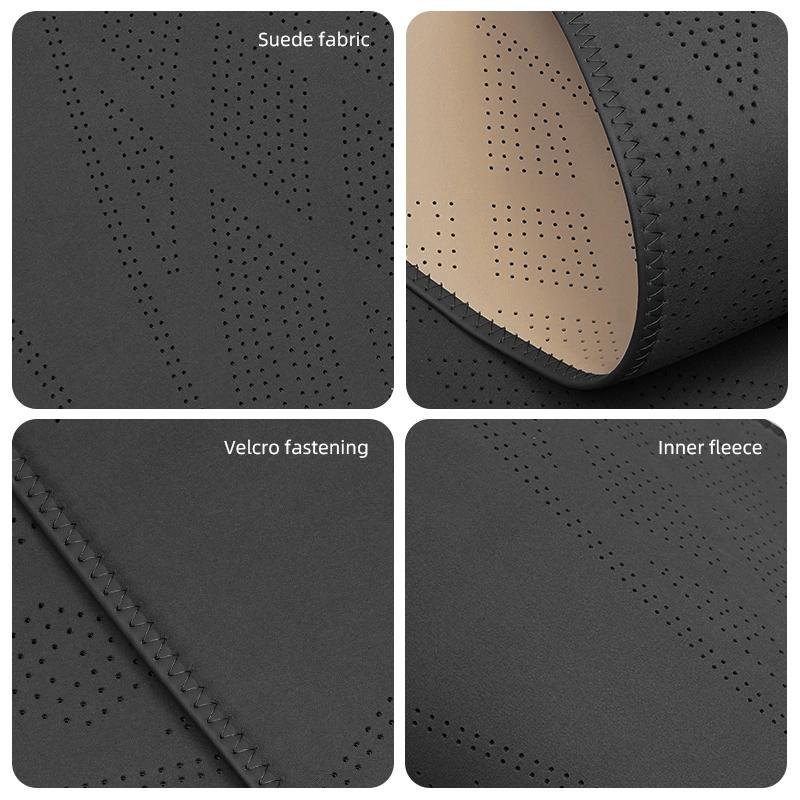 YGIG2 Car Seat Cushion Suede Decal Warm Breathable And Non Slip Pad mat For Mercedes Benz AMG A B C E G CLA GLA W211 W214 W205 W203