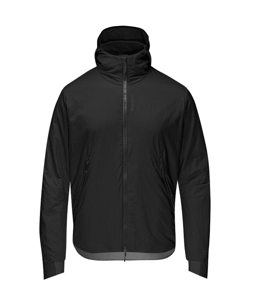 Gorewear Concurve Windstopper Epe Insulated Hooded Jacket - Black (Men'S) Windproof And Thermal Outerwear