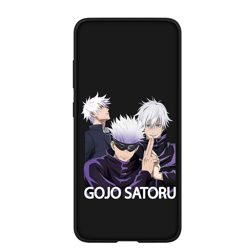 Чехол для телефона Samsung Galaxy S25 S24 S23 iPhone 16 15 Xiaomi Redmi Note 14 13 12 16E 11 ProOPPO Moto Huawei Gojo Satoru Jujutsu Kaisen аниме-чехол
