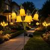 Waterproof Lawn Decoration Light Solar Powered Flower Landscape Light  Yard Patio
