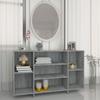 VidaXL Buffet Sonoma Grey 120x30x75 Cm Chipboard