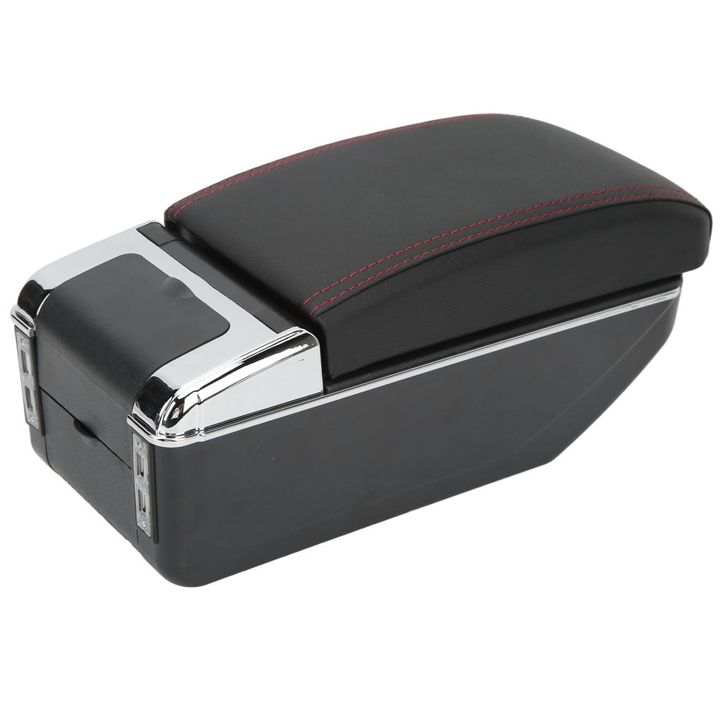 Подлокотник центральной консоли с 7 портами USB, двухслойный, удобная замена для Ford Fiesta 08?18