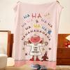 Плед Character C-Coco G-Girl Throw из фланели, легкий, уютный, прочный, моющийся, милый, классный
