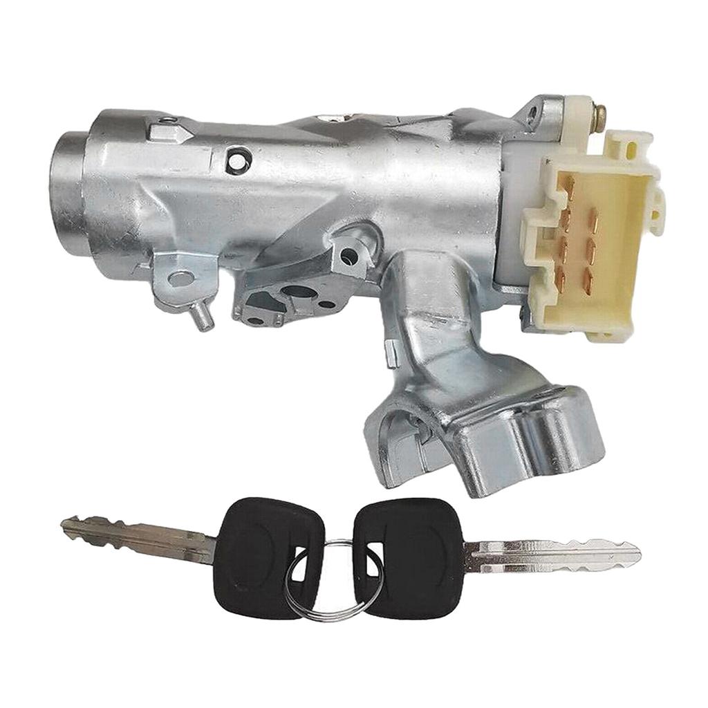 Прочный комплект ключа зажигания и цилиндра замка, цилиндра замка двери с 2 ключами, замена, совместимый для 45020-12-11 1998-02