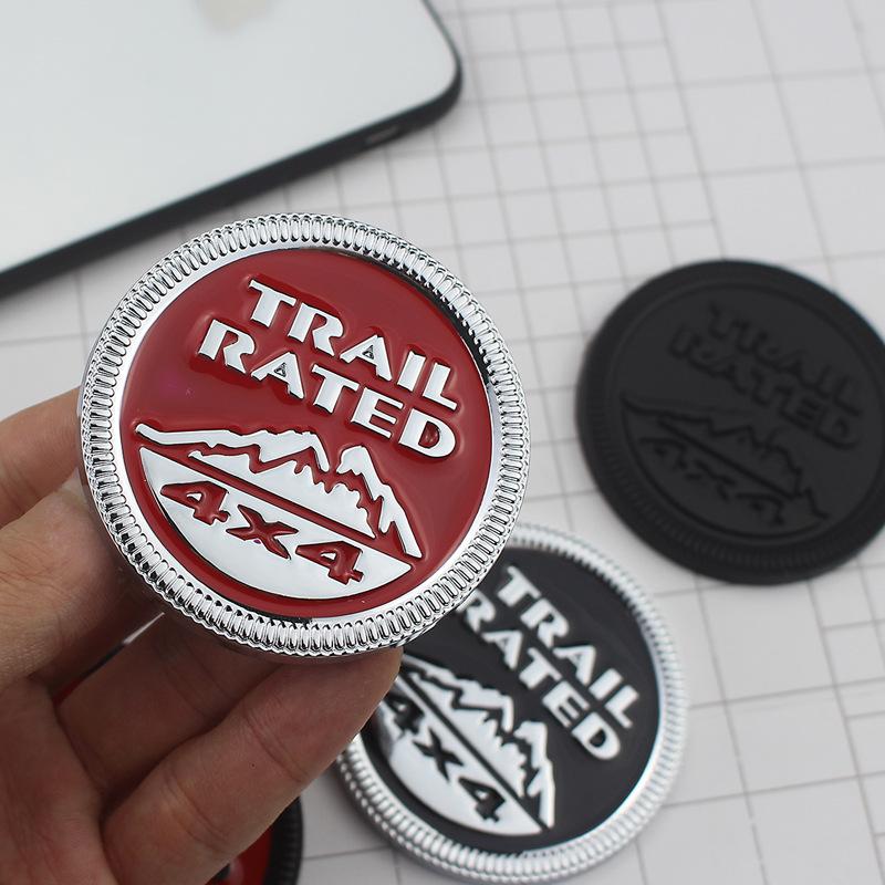 Jeep Внедорожник Compass Wrangler 4X4 Снежная Гора Металлическая Наклейка-Эмблема