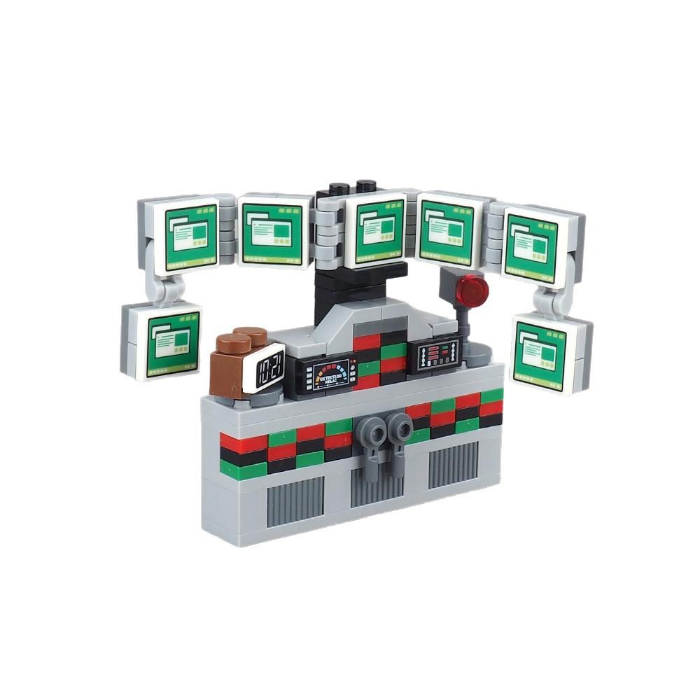 Нетоксичный Moc 1 шт. 3069 3068 Интеллектуальная платформа для компьютерных исследований Набор строительных блоков Пластина с напечатанной панелью управления данными Кирпичные игрушки Подарки
