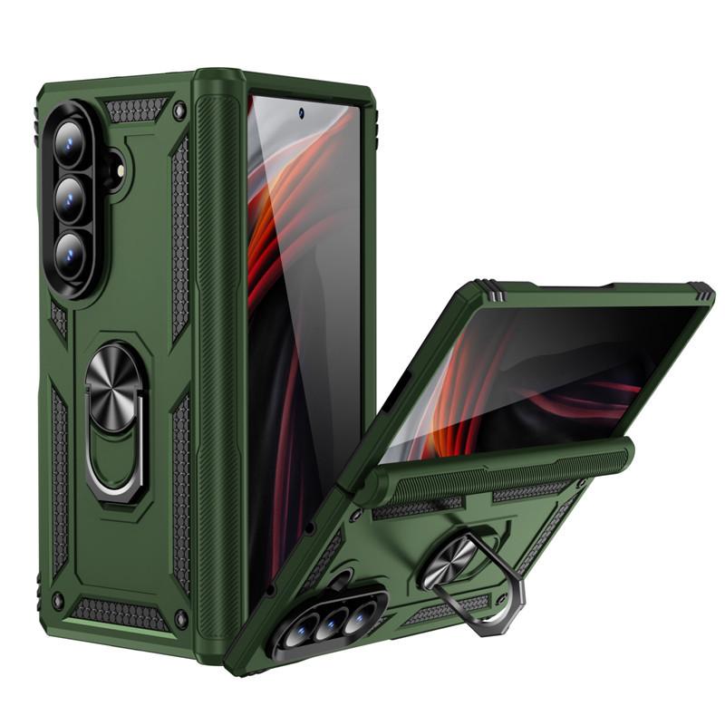 Подходит для складного мобильного телефона Samsung Z Fold5 Чехол Z Fold7 Сержант Кронштейн против падения Чехол против падения