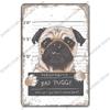 Vintage Cool Dogs Poster Metal Signs Super Hero Animal Metal Tin Plate Retro Plaque Pet Shop Bar Pub Home Wall Decor