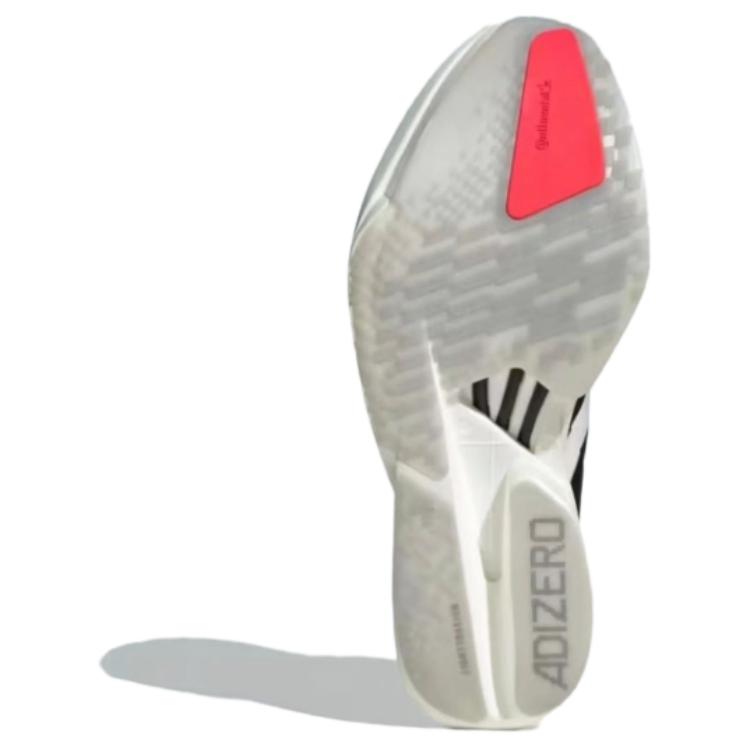 Adidas Adizero Adios Pro 4 White Black Women Sneakers Cloud-White Core-Black Silver-Metallic JR1163