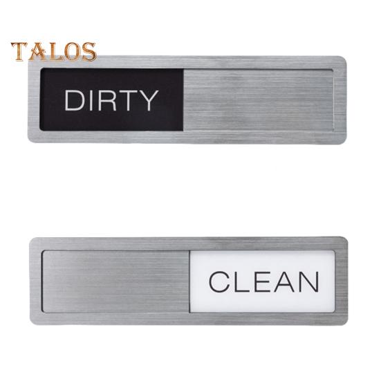 Clean Dirty Dishwasher Magnet Easy-to-Slide Strong Magnet Sign Kitchen Clean Dirty Sign for Home Restaurants Dishwasher