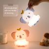 Ночник Слоник Силиконовый Без БФА Диммируемый Сенсорное управление Ночная лампа 2 уровня яркости Перезаряжаемый Таймер автоотключения Ночная лампа Декор для детской