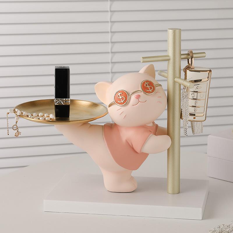 Смола Брелок Кот Удачи для Детской Комнаты и Прихожей