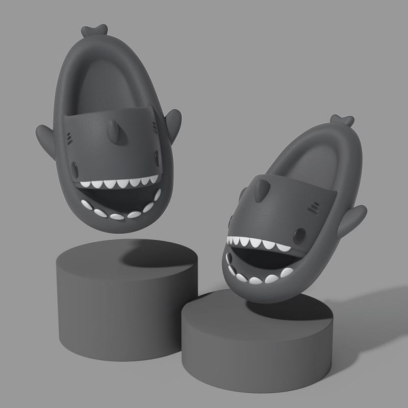 SYTK Новые милые тапочки Shark на платформе для женщин и мужчин, для ванной комнаты, летние туфли для пар, мягкие, легкие, пляжные шлепанцы