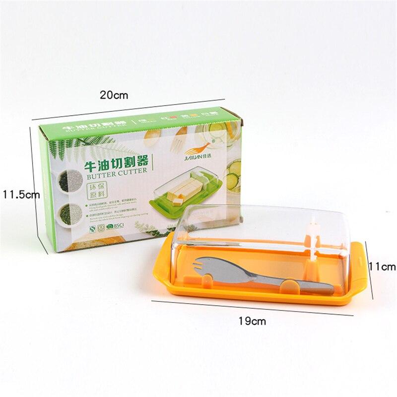 Контейнер для посуды для масла Контейнер для сырного сервера Герметичный лоток для хранения с крышкой Коробка для масла