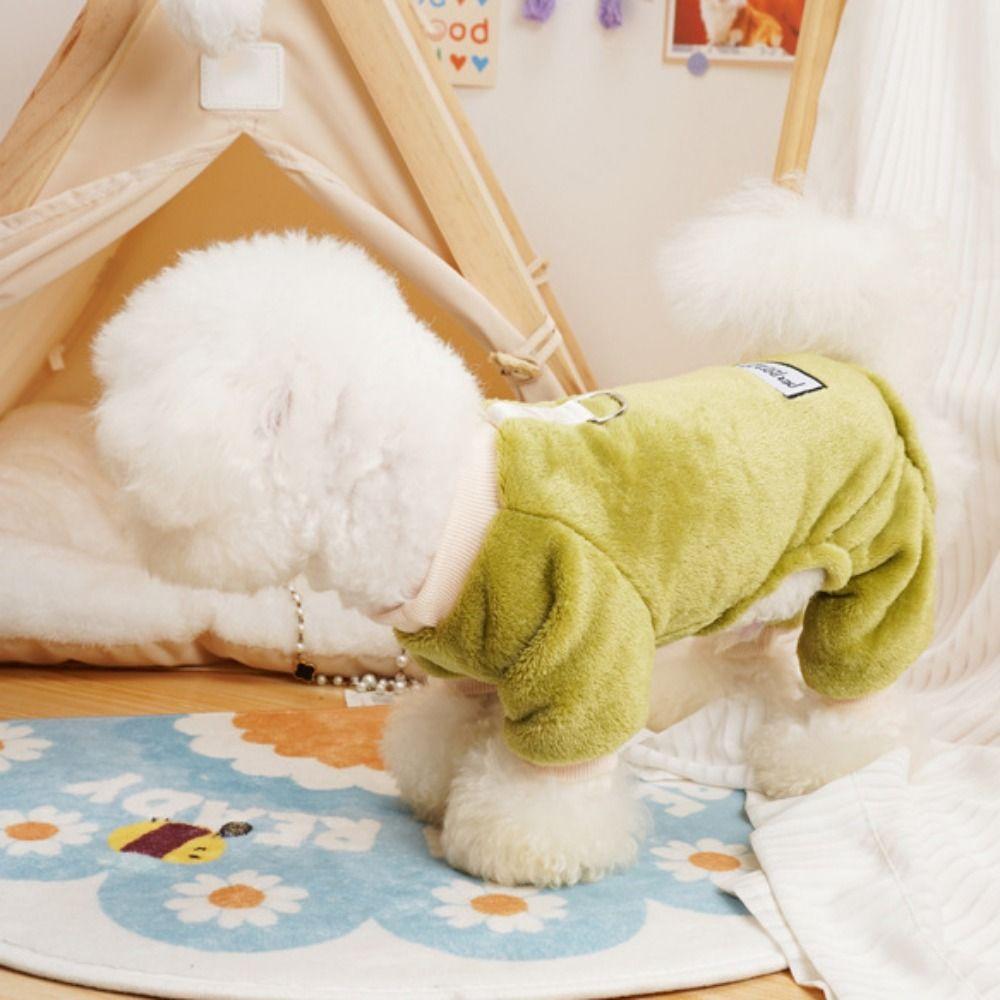 Soft Winter Dog Jumpsuit Thicken Dogs Cold Weather Clothes For Dogs Puppy Cats