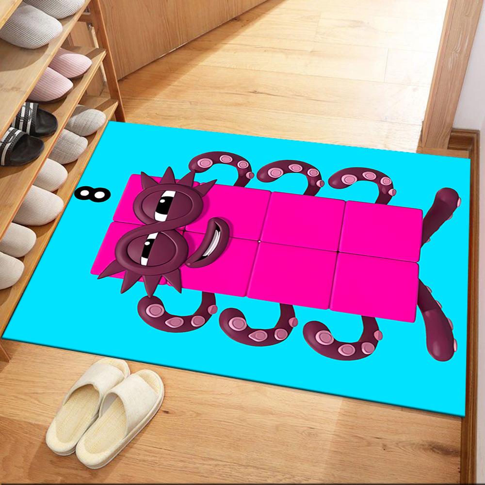 Numberblocks Carpet Suitable For Bedrooms Living Rooms Kitchen Game Room Antislip Rug Office Home Decor Best For Christmas