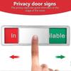 2 Pcs Vacant Occupied Signs Privacy Signs Available or In Use Sign Slider Door Indicator Signs for Home Office Restroom Conference 0926 Edition 0118