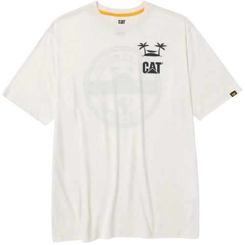 Caterpillar Mens Logo Back Print T-Shirt