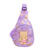 Butterfly Bear Printed Shoulder Crossbody Chest Bag Kids Cartoon Gifts Outdoor