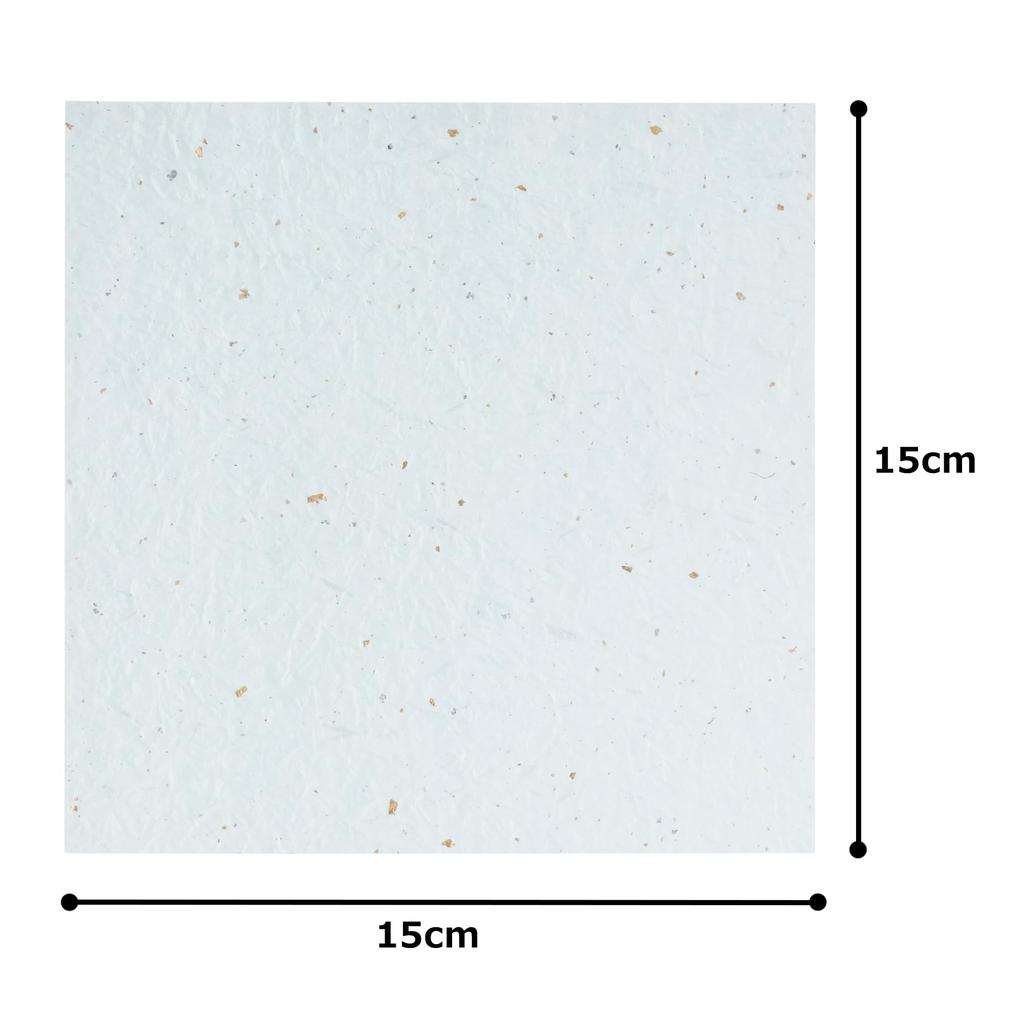 Kawasumi Washi Японская пастельная бумага Легкая бумага моми васи с золотом и серебром 6 24 листа Бумага, Цвета, Цвета, Тонированная, Блестки, 15x15см, Цвета,