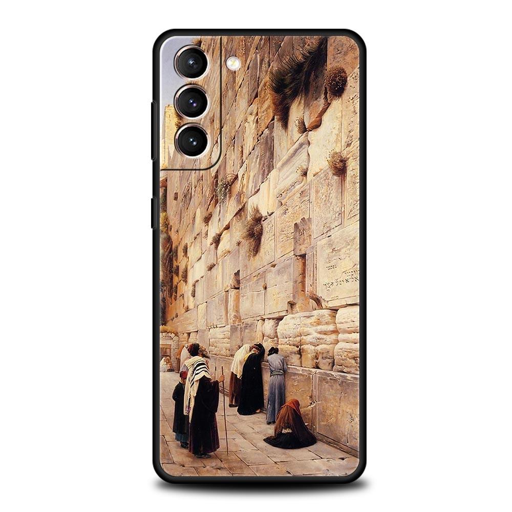 Чехол для телефона с изображением Иерусалима для Samsung Galaxy S24 S23 S22 S20 Ultra S21 FE 5G S10 S9 Plus S10E S8 Мягкий силиконовый чехол