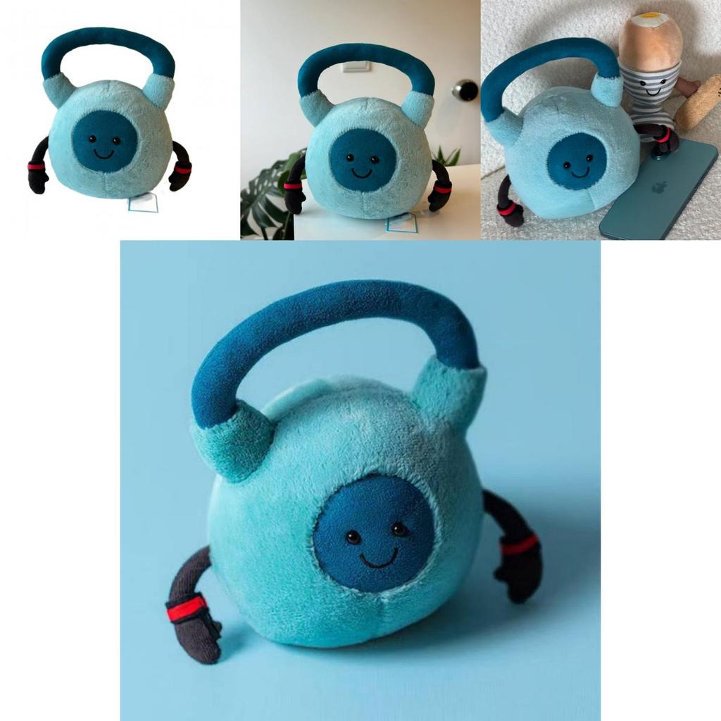 Amuseables Jellycat Гантель для тренировок Плюшевая игрушка с мягким коротким плюшем Для подарка и коллекции