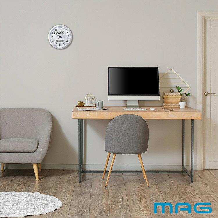 Noah Seimitsu Double Link MAG Radio-Controlled Wall Clock Thermo-Hygrometer W-711 WH