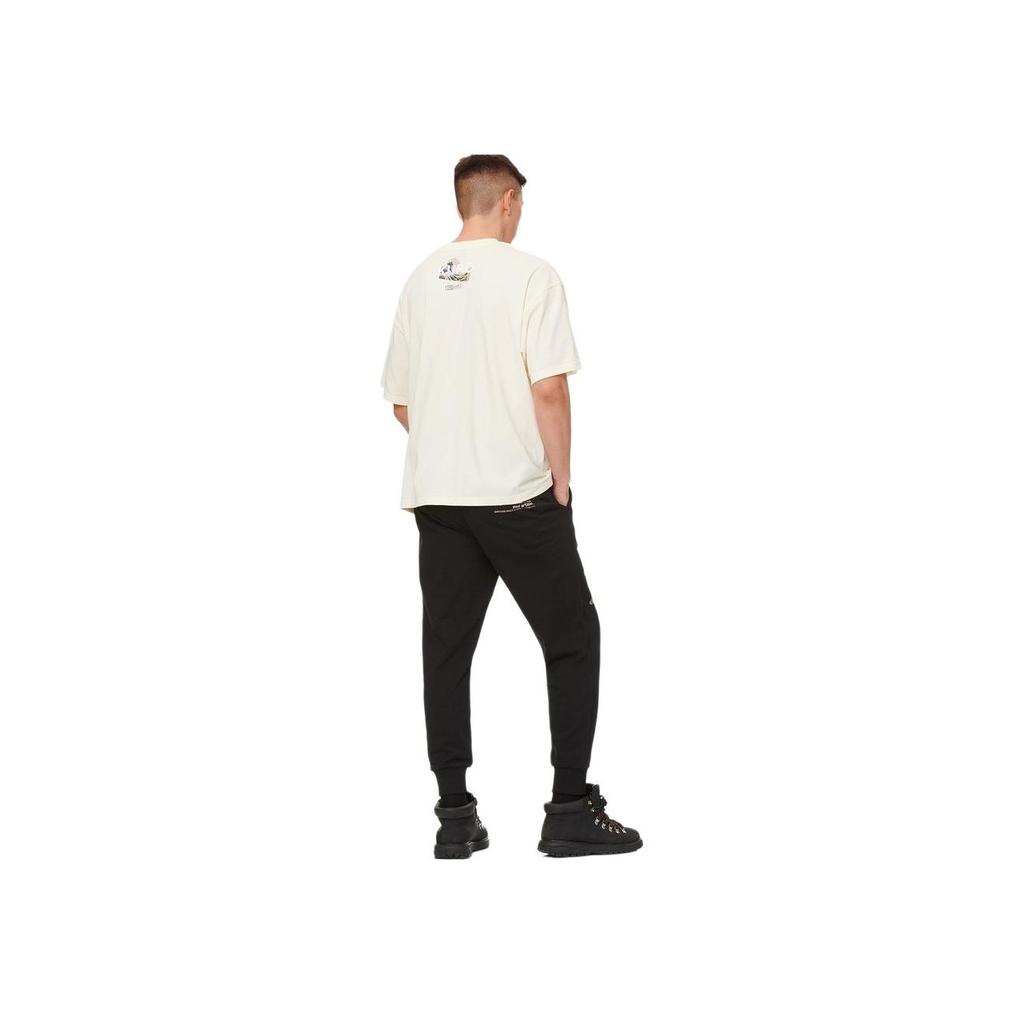 Evisu SS22 Однотонный Комбинированный Узор Печатные Повседневные Спортивные Брюки Мужские брюки Черный 2ESGNM1SP437XX