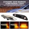 1 пара динамических янтарных светодиодных боковых габаритных огней, последовательный указатель поворота, лампа указателя поворота, в сборе, замена для BMW E82 E87 E90 E91 E92
