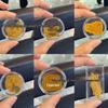 2mg Gold-Plated Wealth-Attracting Mobile Phone Sticker with Adhesive Backing
