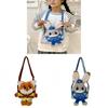Zootopia Judy Hopps Nick Wilde Cartoon Plush Shoulder Bag For Girls With Adjustable Strap And Storage Space