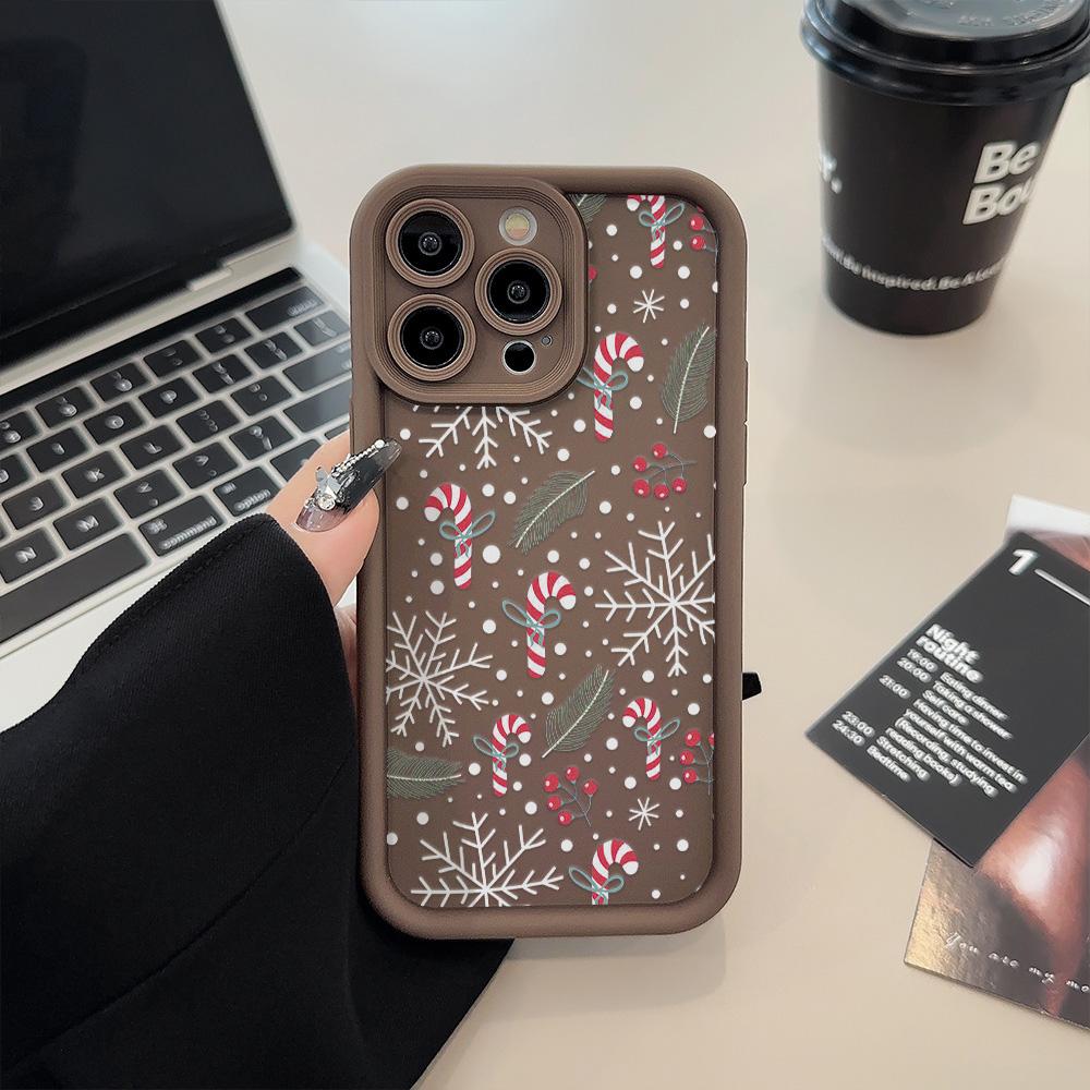 Чехол для телефона Meryy Christmas для iPhone 16 Pro Max Funda iPhone 11 15 13 14 12 XS X XR 7 8 Plus SE 16promx Liquid Silicon Covers