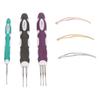 6pcs 0.75mm Dreadlocks Crochet Hook Tool for Hair Weaving 1 2 3 Hooks Dreadlock Interlocking Tool