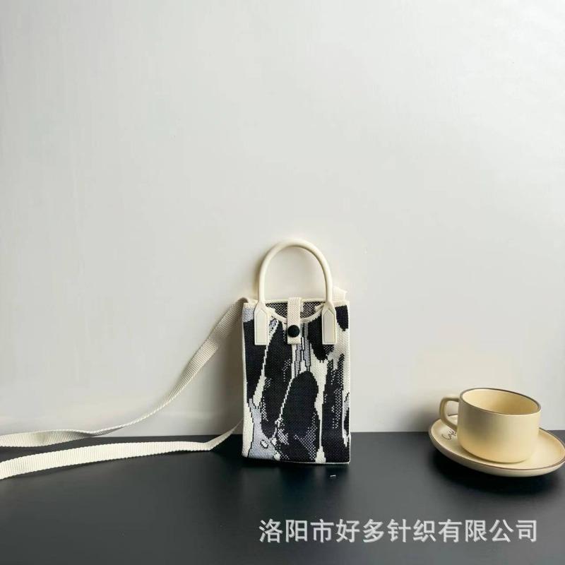 Премиальный сенсорный ns сумка для мобильного телефона новая мультяшная вязаная сумка дофаминовая ниша универсальная сумка-мессенджер через плечо сумочка