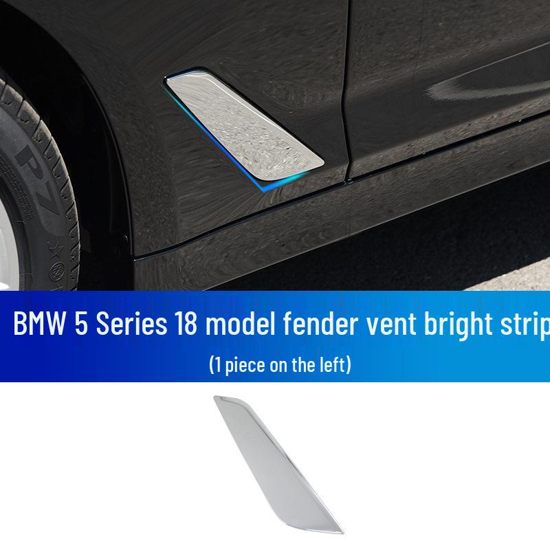 Manshi Front Bumper Decorative & Anti-collision Strip for BMW G38 528Li Fog Light Frame