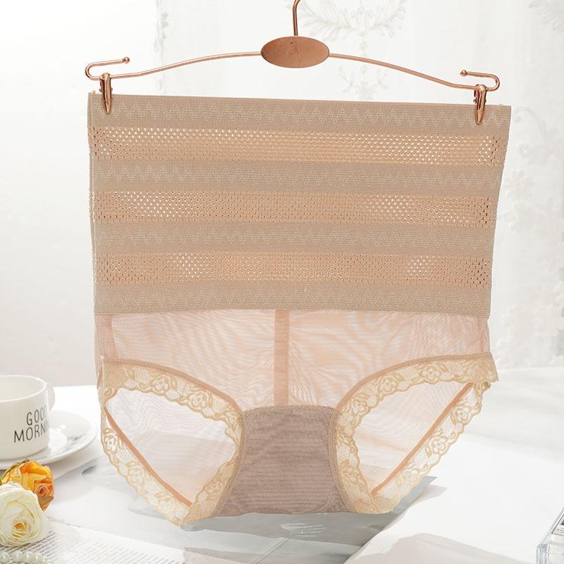 Новый стиль с высокой талией, дышащие утягивающие трусы для живота, послеродовые трусы, утягивающее белье для красоты и подтяжки бедер, корректирующее фигуру