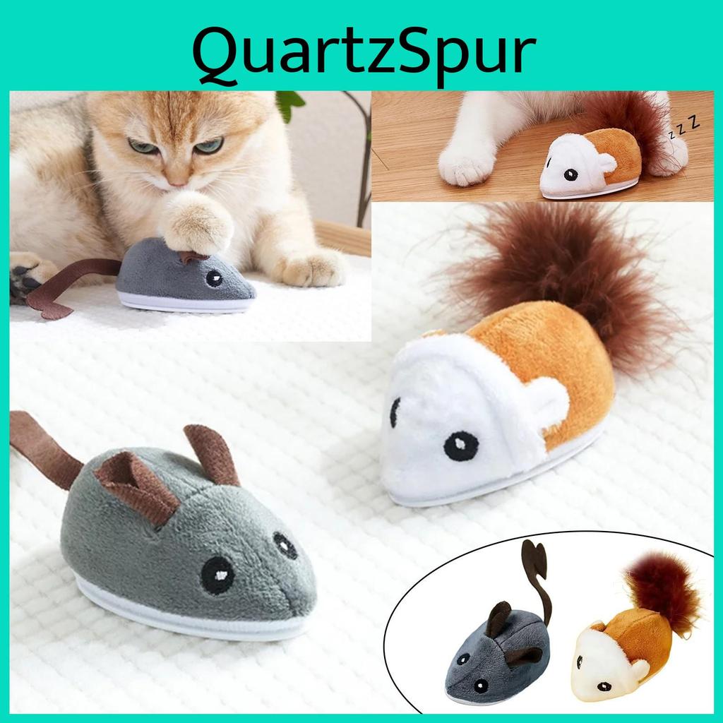 Toys Electric Sound Pet Intelligent Simulation Mouse Cat Toys Electronic Cat Toys