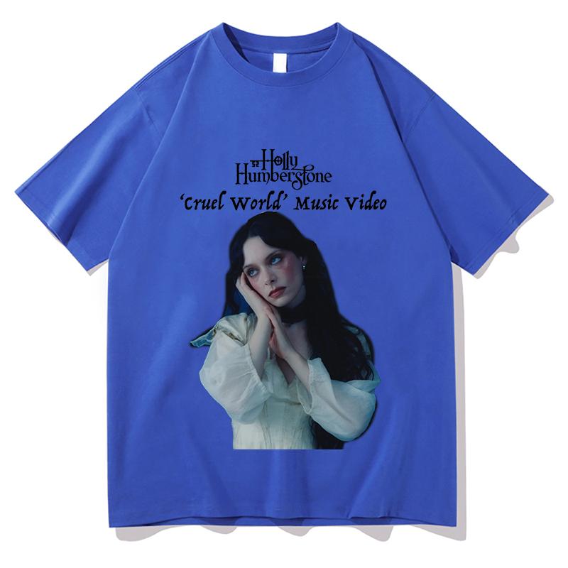 Holly Humberstone Cruel World TShirt Merch for Unisex and Women Tour 2026 TShirt Fan Merch Boys Girls Tour Dates Short Sleeve Tees