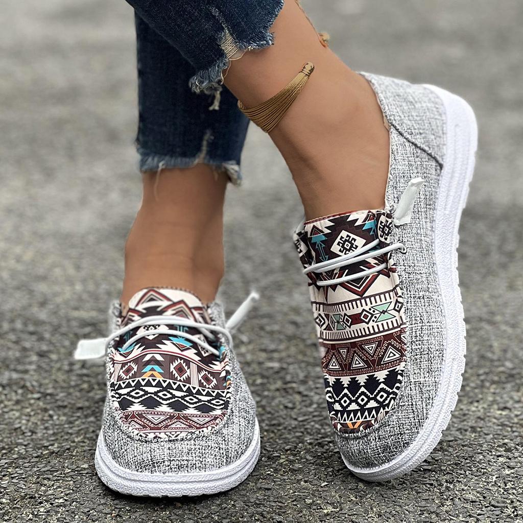 2025 Canvas Loafers Women's Shoes Flat Casual Shoes Women's Cloth Shoes