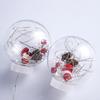 Светодиодный рождественский светильник Yousheng Ball String Light, украшение в виде шара с пожеланиями, 10 светильников в виде Санты/снеговика/шара для занавеса, декор для дома и улицы