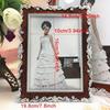 WTEMPO 1 шт., винтажная 6-дюймовая свадебная фоторамка в европейском стиле, усовершенствованная фоторамка из смолы, украшение, простая фоторамка с клеем