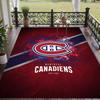 Soft Floor Carpet Montreal Canadiens Pattern Area Rug Decorative Mat For Home Room Decoration