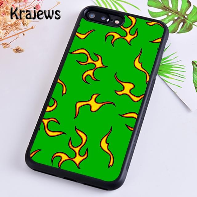 Krajews Fashion Flame Pattern Phone Case Cover For iPhone 17 Air 16 15 14 plus 11 12 13 pro max Plus coque Shell Fundas