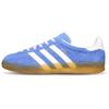 adidas Оригинальные Gazelle Indoor Замшевые Модные Повседневные Низкие Кеды Унисекс Синий Белый Коричневый HQ8717